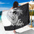 Hafa Adai Guam Sarong Polynesian Palm Tree Tattoo Hibiscus and Plumeria Art