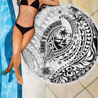 Guam-Land of the Chamorro Beach Blanket Polynesian Tattoo Style Hibiscus and Plumeria Art LT03 - Polynesian Pride