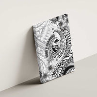 Guam-Land of the Chamorro Canvas Wall Art Polynesian Tattoo Style Hibiscus and Plumeria Art LT03 - Polynesian Pride
