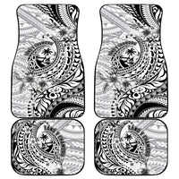 Guam-Land of the Chamorro Car Mats Polynesian Tattoo Style Hibiscus and Plumeria Art LT03 - Polynesian Pride