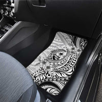 Guam-Land of the Chamorro Car Mats Polynesian Tattoo Style Hibiscus and Plumeria Art LT03 - Polynesian Pride