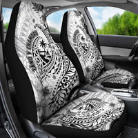 Guam-Land of the Chamorro Car Seat Cover Polynesian Tattoo Style Hibiscus and Plumeria Art LT03 - Polynesian Pride