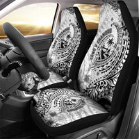Guam-Land of the Chamorro Car Seat Cover Polynesian Tattoo Style Hibiscus and Plumeria Art LT03 - Polynesian Pride