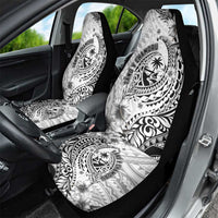 Guam-Land of the Chamorro Car Seat Cover Polynesian Tattoo Style Hibiscus and Plumeria Art LT03 - Polynesian Pride