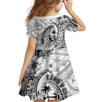 Guam-Land of the Chamorro Family Matching Puletasi and Hawaiian Shirt Polynesian Tattoo Style Hibiscus and Plumeria Art LT03 - Polynesian Pride