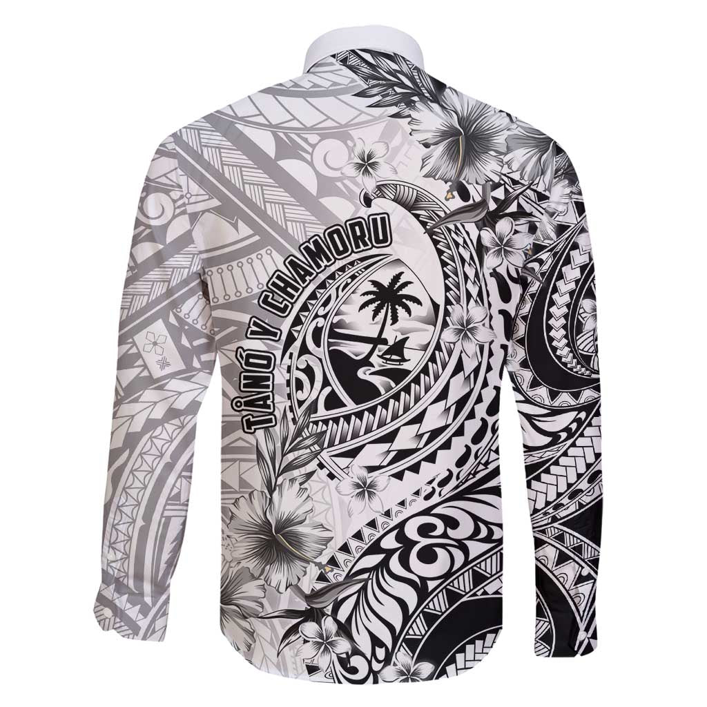 Guam-Land of the Chamorro Family Matching Puletasi and Hawaiian Shirt Polynesian Tattoo Style Hibiscus and Plumeria Art LT03 - Polynesian Pride