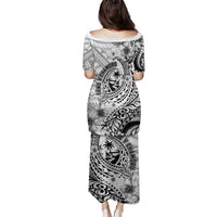Guam-Land of the Chamorro Family Matching Puletasi and Hawaiian Shirt Polynesian Tattoo Style Hibiscus and Plumeria Art LT03 - Polynesian Pride
