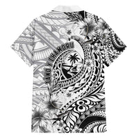 Guam-Land of the Chamorro Family Matching Tank Maxi Dress and Hawaiian Shirt Polynesian Tattoo Style Hibiscus and Plumeria Art LT03 - Polynesian Pride