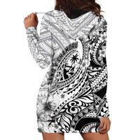 Guam-Land of the Chamorro Hoodie Dress Polynesian Tattoo Style Hibiscus and Plumeria Art LT03 - Polynesian Pride