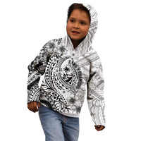 Guam-Land of the Chamorro Kid Hoodie Polynesian Tattoo Style Hibiscus and Plumeria Art LT03 - Polynesian Pride
