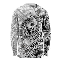 Guam-Land of the Chamorro Long Sleeve Shirt Polynesian Tattoo Style Hibiscus and Plumeria Art LT03 - Polynesian Pride