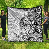 Guam-Land of the Chamorro Quilt Polynesian Tattoo Style Hibiscus and Plumeria Art LT03 - Polynesian Pride