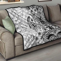 Guam-Land of the Chamorro Quilt Polynesian Tattoo Style Hibiscus and Plumeria Art LT03 - Polynesian Pride