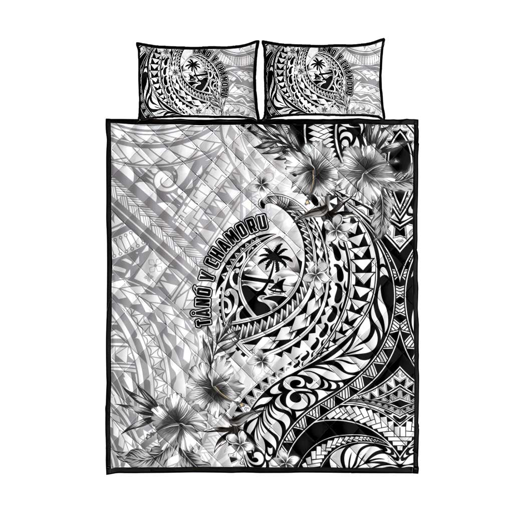 Guam-Land of the Chamorro Quilt Bed Set Polynesian Tattoo Style Hibiscus and Plumeria Art LT03 - Polynesian Pride