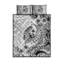 Guam-Land of the Chamorro Quilt Bed Set Polynesian Tattoo Style Hibiscus and Plumeria Art LT03 - Polynesian Pride