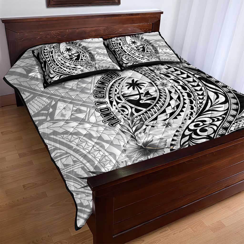 Guam-Land of the Chamorro Quilt Bed Set Polynesian Tattoo Style Hibiscus and Plumeria Art LT03 - Polynesian Pride