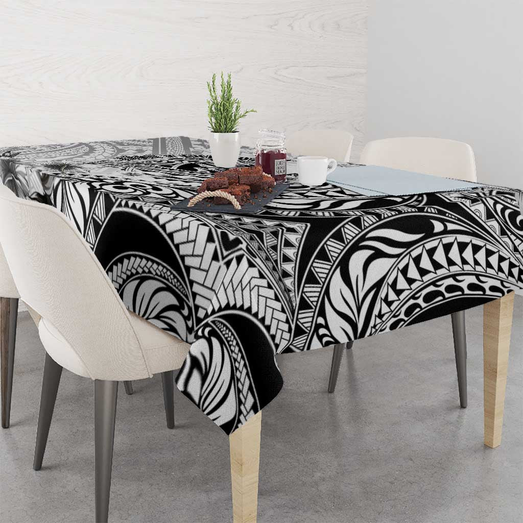 Guam-Land of the Chamorro Tablecloth Polynesian Tattoo Style Hibiscus and Plumeria Art LT03 - Polynesian Pride
