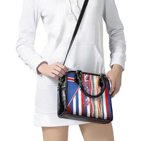 Hawaiian Sea Animals Shoulder Handbag with Lei and Flag Style