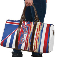 Hawaiian Sea Animals Travel Bag with Lei and Flag Style