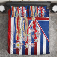 Hawaiian Polynesian Tribal Turtles Bedding Set with Lei and Flag Style