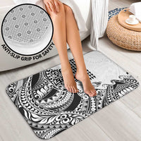 Hawaiian Tribal Manta Ray Bathroom Set Kakau Tattoo and Polynesian Art Motif Pattern LT03 - Polynesian Pride