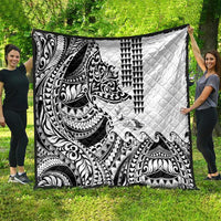 Hawaiian Tribal Manta Ray Quilt Kakau Tattoo and Polynesian Art Motif Pattern