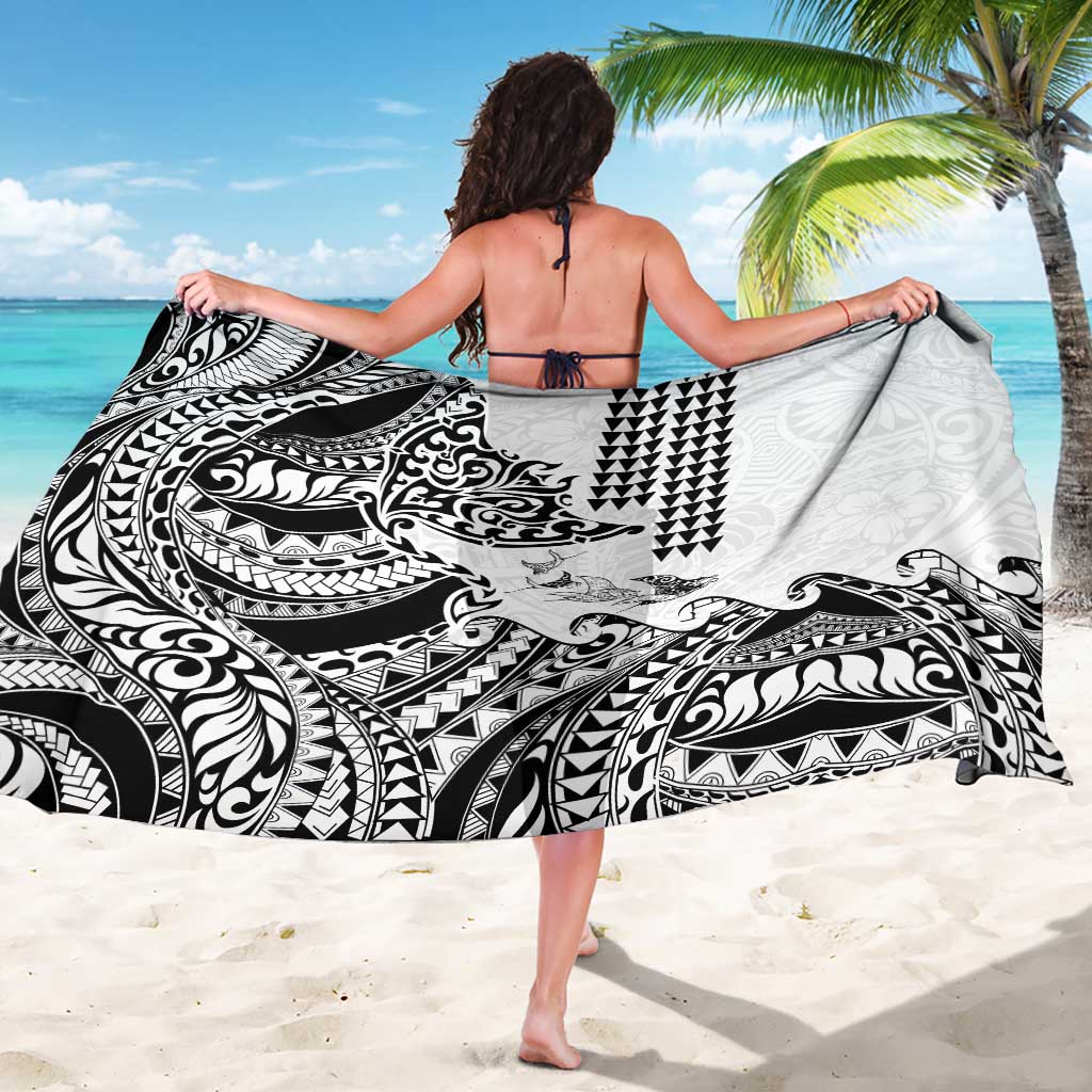Hawaiian Tribal Manta Ray Sarong Kakau Tattoo and Polynesian Art Motif Pattern LT03 - Polynesian Pride