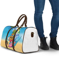 Hawaiian Funny Pineapple Surfing Travel Bag Beach with Tribal Kakau and Plumeria LT03 - Polynesian Pride