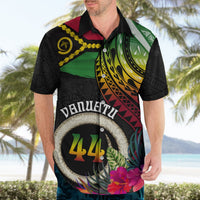 Personalised Vanuatu 44th Anniversary Hawaiian Shirt Boars Tusk Tugeta Yumi Selebretem Indipendens Dei LT03 - Polynesian Pride