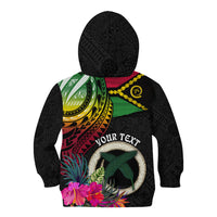 Personalised Vanuatu 44th Anniversary Kid Hoodie Boars Tusk Tugeta Yumi Selebretem Indipendens Dei LT03 - Polynesian Pride