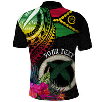 Personalised Vanuatu 44th Anniversary Polo Shirt Boars Tusk Tugeta Yumi Selebretem Indipendens Dei LT03 - Polynesian Pride
