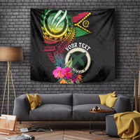 Vanuatu 44th Anniversary Tapestry Boars Tusk Tugeta Yumi Selebretem Indipendens Dei