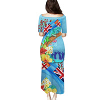 Fiji Day Family Matching Puletasi and Hawaiian Shirt Tagimoucia Flower and Melanesia Pattern LT03 - Polynesian Pride