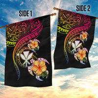 Polynesia Hawaii Turtle Day Garden Flag Hibiscus and Kanaka Maoli LT03 - Polynesian Pride