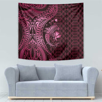 Aloha Hawaii Hammerhead Shark Tapestry Pink Kakau and Polynesian Tattoo LT03 - Polynesian Pride