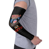 American Samoa Fautasi Arm Sleeves Pago Pago Aeto and Iseula o le Moana of Fagatogo Black Color LT03 - Polynesian Pride