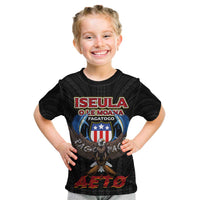 American Samoa Fautasi Kid T Shirt Pago Pago Aeto and Iseula o le Moana of Fagatogo Black Color LT03 Black - Polynesian Pride