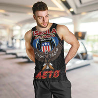 American Samoa Fautasi Men Tank Top Pago Pago Aeto and Iseula o le Moana of Fagatogo Black Color LT03 Black - Polynesian Pride