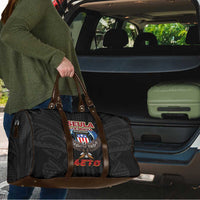 American Samoa Fautasi Travel Bag Pago Pago Aeto and Iseula o le Moana of Fagatogo Black Color LT03 - Polynesian Pride