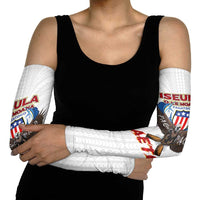 American Samoa Fautasi Arm Sleeves Pago Pago Aeto and Iseula o le Moana of Fagatogo White Color LT03 - Polynesian Pride