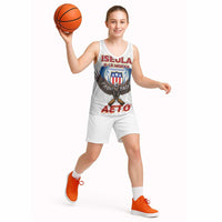 American Samoa Fautasi Basketball Jersey Pago Pago Aeto and Iseula o le Moana of Fagatogo White Color LT03 - Polynesian Pride