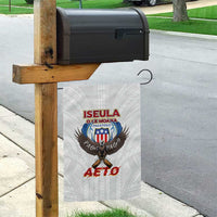 American Samoa Fautasi Garden Flag Pago Pago Aeto and Iseula o le Moana of Fagatogo White Color LT03 - Polynesian Pride