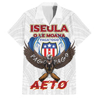 American Samoa Fautasi Hawaiian Shirt Pago Pago Aeto and Iseula o le Moana of Fagatogo White Color LT03 White - Polynesian Pride