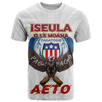 American Samoa Fautasi T Shirt Pago Pago Aeto and Iseula o le Moana of Fagatogo White Color LT03 White - Polynesian Pride