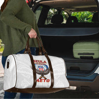 American Samoa Fautasi Travel Bag Pago Pago Aeto and Iseula o le Moana of Fagatogo White Color LT03 - Polynesian Pride