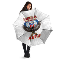 American Samoa Fautasi Umbrella Pago Pago Aeto and Iseula o le Moana of Fagatogo White Color LT03 - Polynesian Pride
