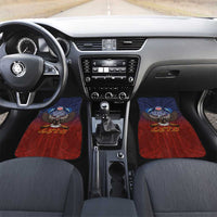 American Samoa Fautasi Car Mats Pago Pago Aeto and Iseula o le Moana of Fagatogo Red-Blue LT03 Set 2pcs - Front Blue - Polynesian Pride