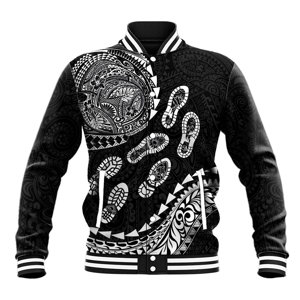 Hawaii Running Baseball Jacket Polynesian Tribal Tattoo