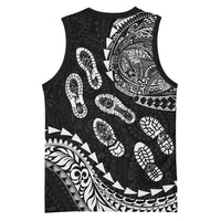 Hawaii Running Basketball Jersey Polynesian Tribal Tattoo