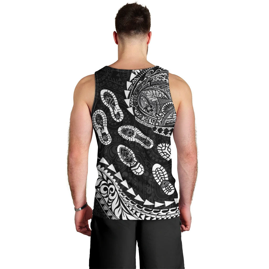 Hawaii Running Men Tank Top Polynesian Tribal Tattoo